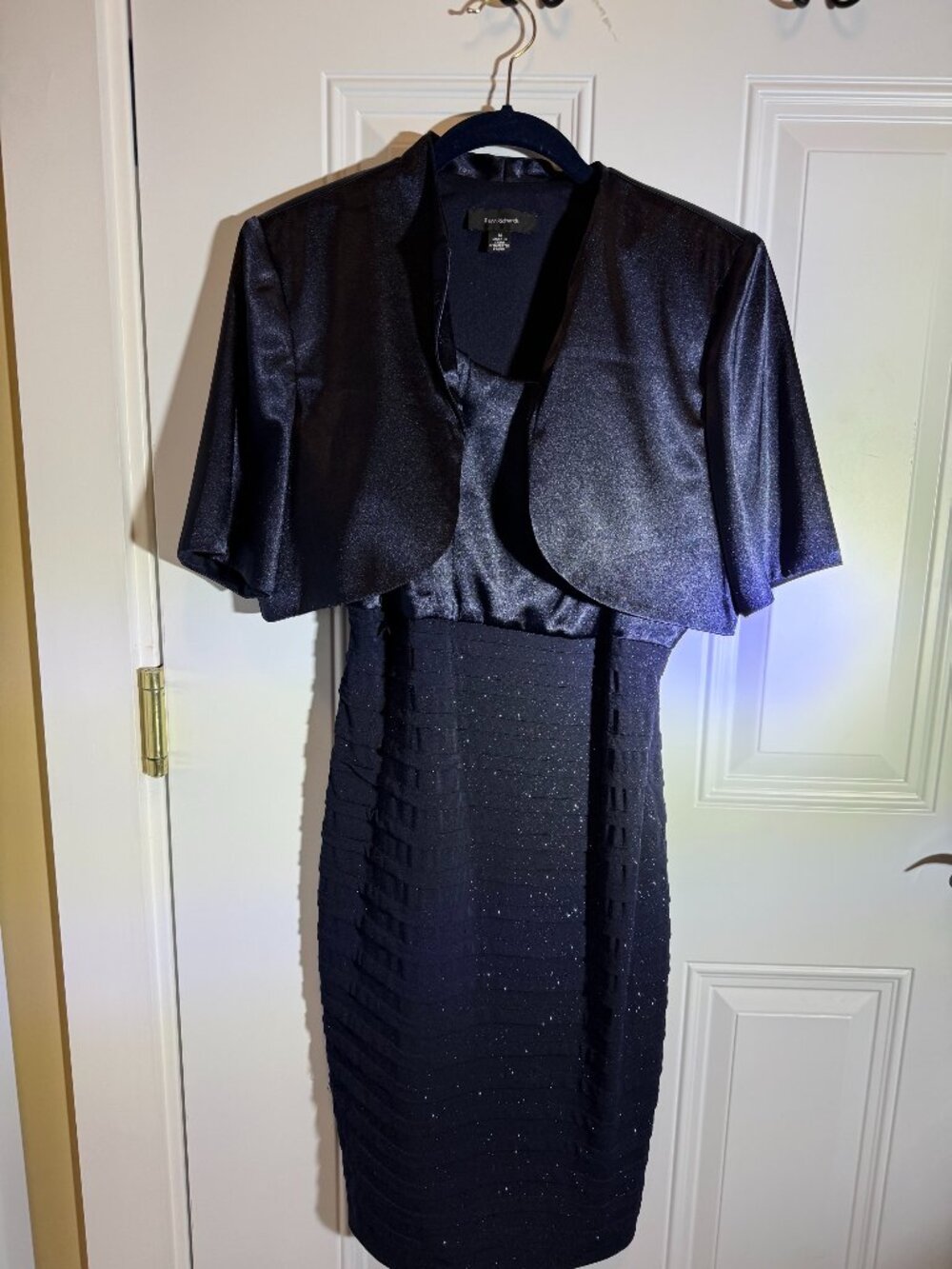 Blue Sparkle Sheath Set